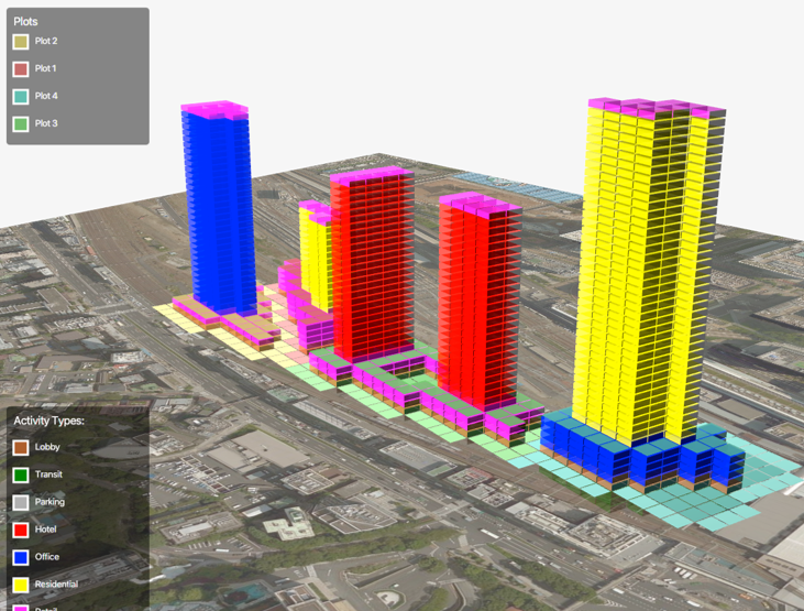 Flexible Mixed-Use Development of a Modern Transit Hub
